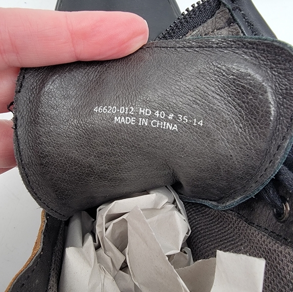 Camper Portol Boot Sneaker Hybrid EU 40 US 9 Tan Black Leather Neutral Shoes - Picture 6 of 16